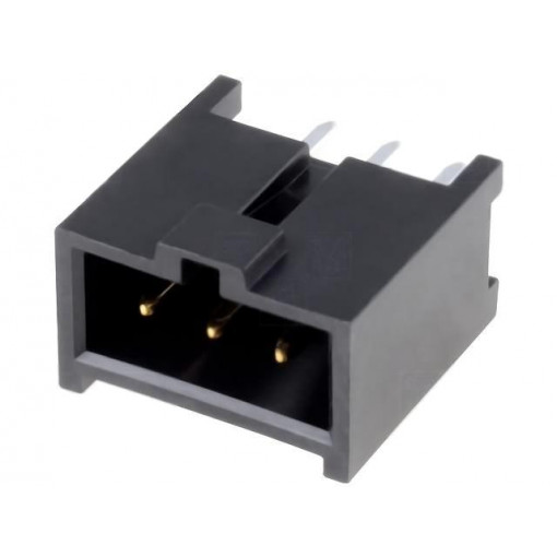 90136-1203; Socket; IDC; male; PIN: 3; straight; THT; gold-plated; 2.54mm; MOLEX