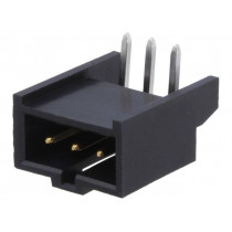90136-2203; Socket; IDC; male; C-Grid III; 2.54mm; PIN: 3; THT; gold-plated; MOLEX