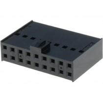 90142-0018; Plug; wire-board; female; C-Grid III; 2.54mm; PIN: 18; w/o contacts; MOLEX