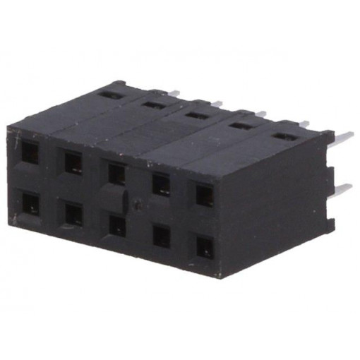 90151-2210; Socket; PCB to PCB; female; C-Grid III; 2.54mm; PIN: 10; THT; MOLEX