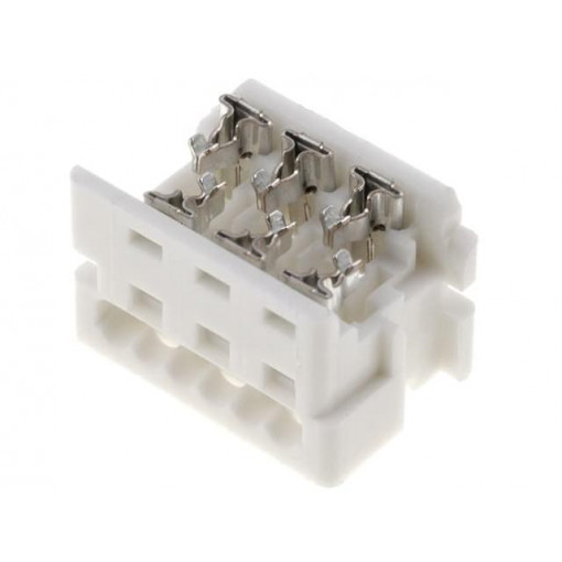 90327-0306; Plug; wire-board; female; PIN: 6; 1.27mm; IDC; for ribbon cable; MOLEX