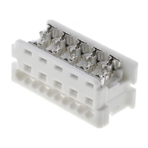 90327-0310; Plug; wire-board; female; PIN: 10; 1.27mm; IDC; for ribbon cable; MOLEX