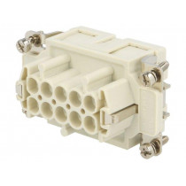 93601-0228; Connector: HDC; contact insert; female; S-EP; PIN: 10; 10+PE; 16A; MOLEX
