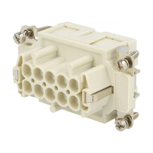 93601-0228; Connector: HDC; contact insert; female; S-EP; PIN: 10; 10+PE; 16A; MOLEX