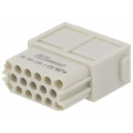 93601-0558; Connector: HDC; module; female; S-M10/17; PIN: 17; w/o contacts; MOLEX 93601-0558; Connector: HDC; module; female; S-M10/17; PIN: 17; w/o contacts; MOLEX