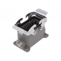 93601-1537; Enclosure: for HDC connectors; size 10B; with double latch; PG16; MOLEX