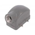 93601-1718; Enclosure: for HDC connectors; size 10B; for cable; angled; metal; MOLEX 93601-1718; Enclosure: for HDC connectors; size 10B; for cable; angled; metal; MOLEX