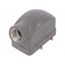 93601-1718; Enclosure: for HDC connectors; size 10B; for cable; angled; metal; MOLEX