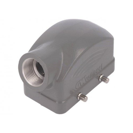 93601-1718; Enclosure: for HDC connectors; size 10B; for cable; angled; metal; MOLEX