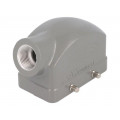 93601-1741; Enclosure: for HDC connectors; size 10B; for cable; angled; metal; MOLEX 93601-1741; Enclosure: for HDC connectors; size 10B; for cable; angled; metal; MOLEX