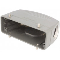 93601-3704; Enclosure: for HDC connectors; size 24B; for cable; high; angled; MOLEX