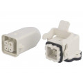 93603-0009; Connector: HDC; male + female; S-A; PIN: 4; 3+PE; size 3A; angled; MOLEX
