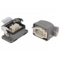 93603-0041; Connector: HDC; male + female; S-E; PIN: 6; 6+PE; size 6B; angled; MOLEX