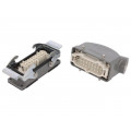 93603-0073; Connector: HDC; male + female; S-E; PIN: 16; 16+PE; size 16B; angled; MOLEX