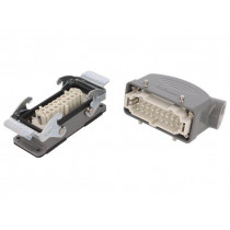93603-0073; Connector: HDC; male + female; S-E; PIN: 16; 16+PE; size 16B; angled; MOLEX