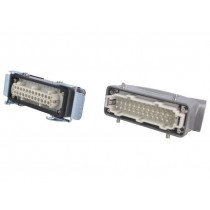 93603-0089; Connector: HDC; male + female; S-E; PIN: 24; 24+PE; size 24B; angled; MOLEX