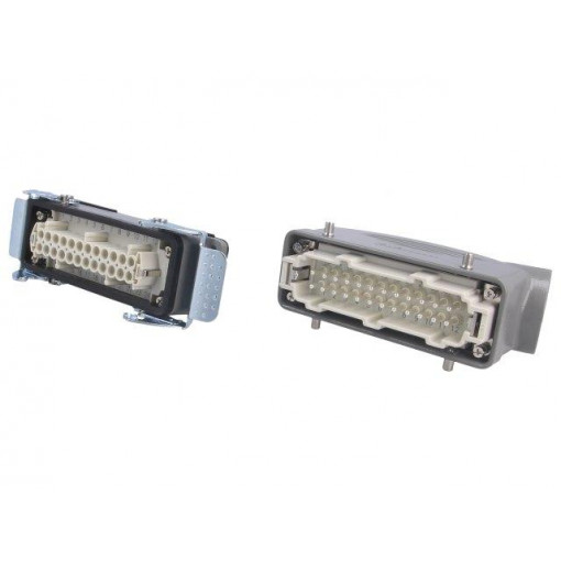 93603-0089; Connector: HDC; male + female; S-E; PIN: 24; 24+PE; size 24B; angled; MOLEX