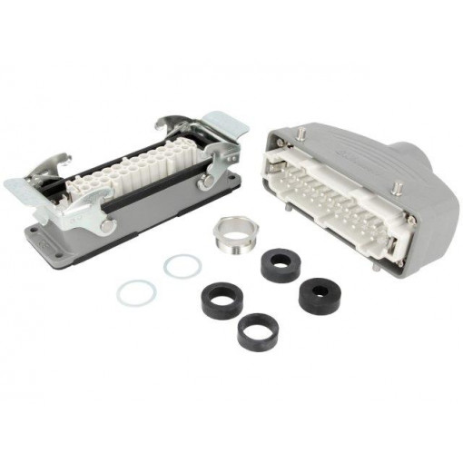 93603-0092; Connector: HDC; male + female; S-E; PIN: 24; 24+PE; size 24B; metal; MOLEX