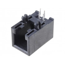 95501-2441; Socket; RJ9; PIN: 4; Cat: 3; low profile; Layout: 4p4c; THT; MOLEX