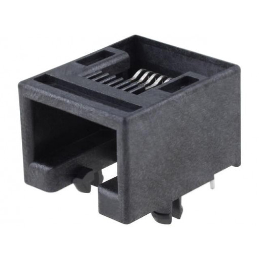 95501-2881; Socket; RJ45; PIN: 8; Cat: 3; low profile; Layout: 8p8c; THT; MOLEX