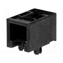 95501-6449; Socket; RJ11; PIN: 4; Cat: 3; low profile; Layout: 4p4c; SMT; MOLEX