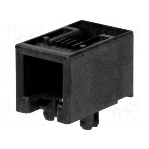95501-6449; Socket; RJ11; PIN: 4; Cat: 3; low profile; Layout: 4p4c; SMT; MOLEX
