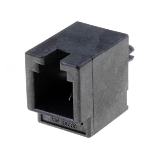 95503-2441; Socket; RJ9; PIN: 4; Cat: 3; gold-plated; Layout: 4p4c; THT; on PCBs; MOLEX