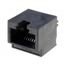 95503-2881; Socket; RJ45; PIN: 8; Cat: 3; gold-plated; Layout: 8p8c; THT; on PCBs; MOLEX