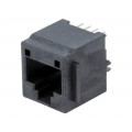 95522-2887; Socket; RJ45; PIN: 8; Cat: 3; gold-plated; Layout: 8p8c; THT; on PCBs; MOLEX