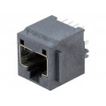 95552-2887; Socket; RJ45; PIN: 8; Cat: 3; shielded; gold-plated; Layout: 8p8c; THT; MOLEX