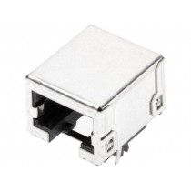 95622-3981; Socket; RJ45; PIN: 8; Cat: 3; shielded; Layout: 8p8c; THT; angled 90°; MOLEX