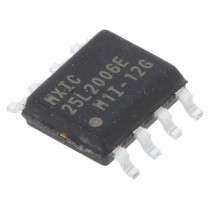 MX25L2006EM1I-12G/TUBE; FLASH memory; 2Mbit; SPI; 86MHz; 2.7÷3.6V; SOP8; serial; MACRONIX INTERNATIONAL MX25L2006EM1I-12G/TUBE; FLASH memory; 2Mbit; SPI; 86MHz; 2.7÷3.6V; SOP8; serial; MACRONIX INTERNATIONAL
