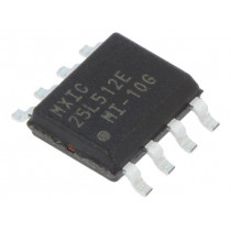 MX25L512EMI-10G/TUBE; FLASH memory; 512kbit; SPI; 104MHz; 2.7÷3.6V; SOP8; serial; MACRONIX INTERNATIONAL MX25L512EMI-10G/TUBE; FLASH memory; 512kbit; SPI; 104MHz; 2.7÷3.6V; SOP8; serial; MACRONIX INTERNATIONAL
