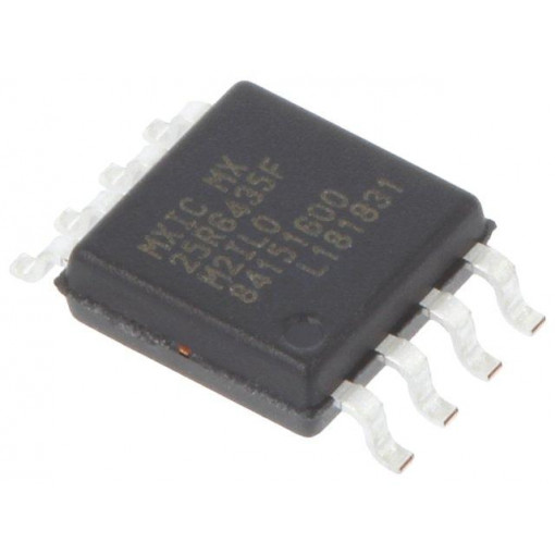 MX25R6435FM2IL0/TUBE; FLASH memory; 64Mbit; 80MHz; 1.65÷3.6V; SOP8; serial; MACRONIX INTERNATIONAL