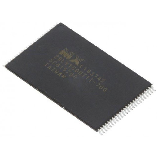 MX29LV160DTTI-70G/TRAY; FLASH memory; 70ns; TSOP48; parallel; MACRONIX INTERNATIONAL MX29LV160DTTI-70G/TRAY; FLASH memory; 70ns; TSOP48; parallel; MACRONIX INTERNATIONAL
