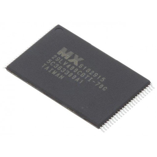 MX29LV400CBTI-70G/TRAY; FLASH memory; 70ns; TSOP48; parallel; MACRONIX INTERNATIONAL MX29LV400CBTI-70G/TRAY; FLASH memory; 70ns; TSOP48; parallel; MACRONIX INTERNATIONAL