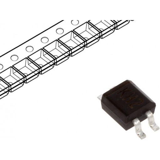 MYS380; Single-phase bridge rectifier; Urmax: 380V; If: 0.5A; Ifsm: 20A; DIOTEC SEMICONDUCTOR