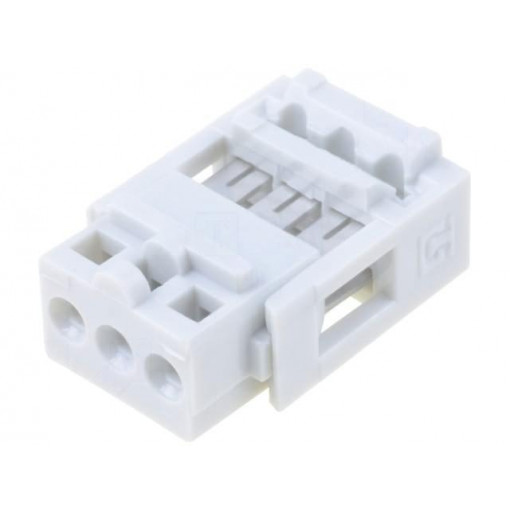 N1603; Plug; IDC; female; PIN: 3; IDC; THT; 2.54mm; tinned; Layout: 1x3; TOMIC