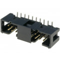 N2520-6V0C-RB-WE; Socket; IDC; male; PIN: 20; vertical; SMT; gold-plated; 2A; 2.54mm; 3M
