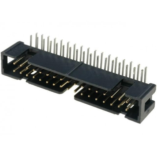 N2534-5002RB; Socket; IDC; male; PIN: 34; angled 90°; THT; gold-plated; 2A; 2.54mm; 3M