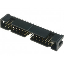 N2534-6002RB; Socket; IDC; male; PIN: 34; straight; THT; gold-plated; 2A; 2.54mm; 3M