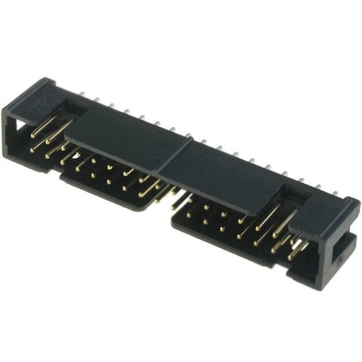 N2534-6002RB; Socket; IDC; male; PIN: 34; straight; THT; gold-plated; 2A; 2.54mm; 3M