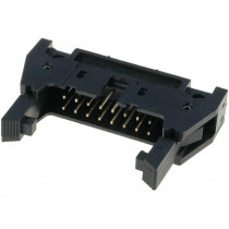 N3314-6302RB; Socket; IDC; male; PIN: 14; straight; with ejector; THT; gold-plated; 3M