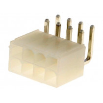 N42GK-08; Socket; wire-board; male; N42G; 4.2mm; PIN: 8; THT; 600V; 9A; tinned; NINIGI N42GK-08; Socket; wire-board; male; N42G; 4.2mm; PIN: 8; THT; 600V; 9A; tinned; NINIGI