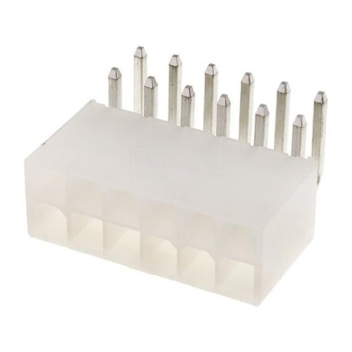 N42GK-12; Socket; wire-board; male; N42G; 4.2mm; PIN: 12; THT; 600V; 9A; tinned; NINIGI N42GK-12; Socket; wire-board; male; N42G; 4.2mm; PIN: 12; THT; 600V; 9A; tinned; NINIGI