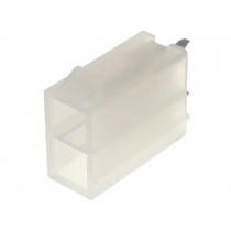 N42GP-02; Socket; wire-board; male; N42G; 4.2mm; PIN: 2; THT; 600V; 9A; tinned; NINIGI