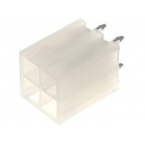 N42GP-04; Socket; wire-board; male; N42G; 4.2mm; PIN: 4; THT; 600V; 9A; tinned; NINIGI N42GP-04; Socket; wire-board; male; N42G; 4.2mm; PIN: 4; THT; 600V; 9A; tinned; NINIGI