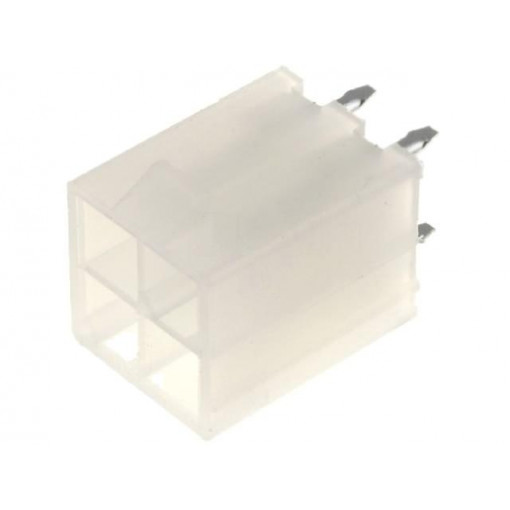 N42GP-04; Socket; wire-board; male; N42G; 4.2mm; PIN: 4; THT; 600V; 9A; tinned; NINIGI N42GP-04; Socket; wire-board; male; N42G; 4.2mm; PIN: 4; THT; 600V; 9A; tinned; NINIGI