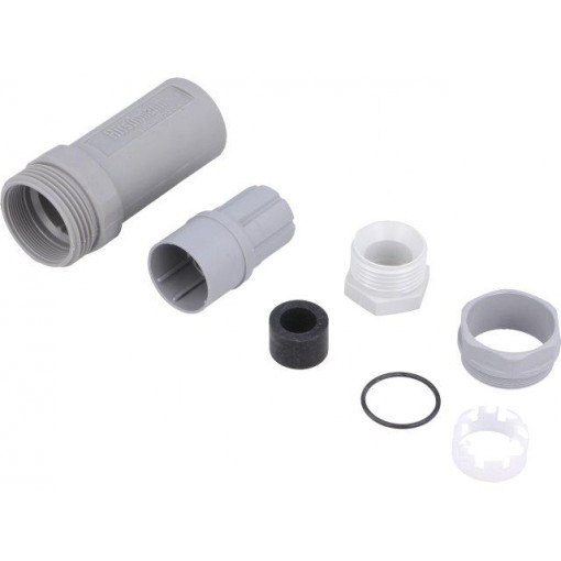 932273106 N6R DM; Plug; Connector: DIN 43651; NR; male; PIN: 7; w/o contacts; 10A; IP65; HIRSCHMANN