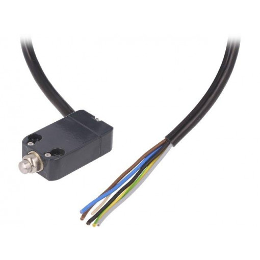 NA B110AB-DN2; Limit switch; pin plunger Ø8mm; NO + NC; 10A; max.250VAC; lead 2m; PIZZATO ELETTRICA